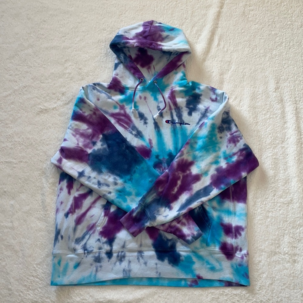 Tie Dye Reverse Weave Champion Hoodie